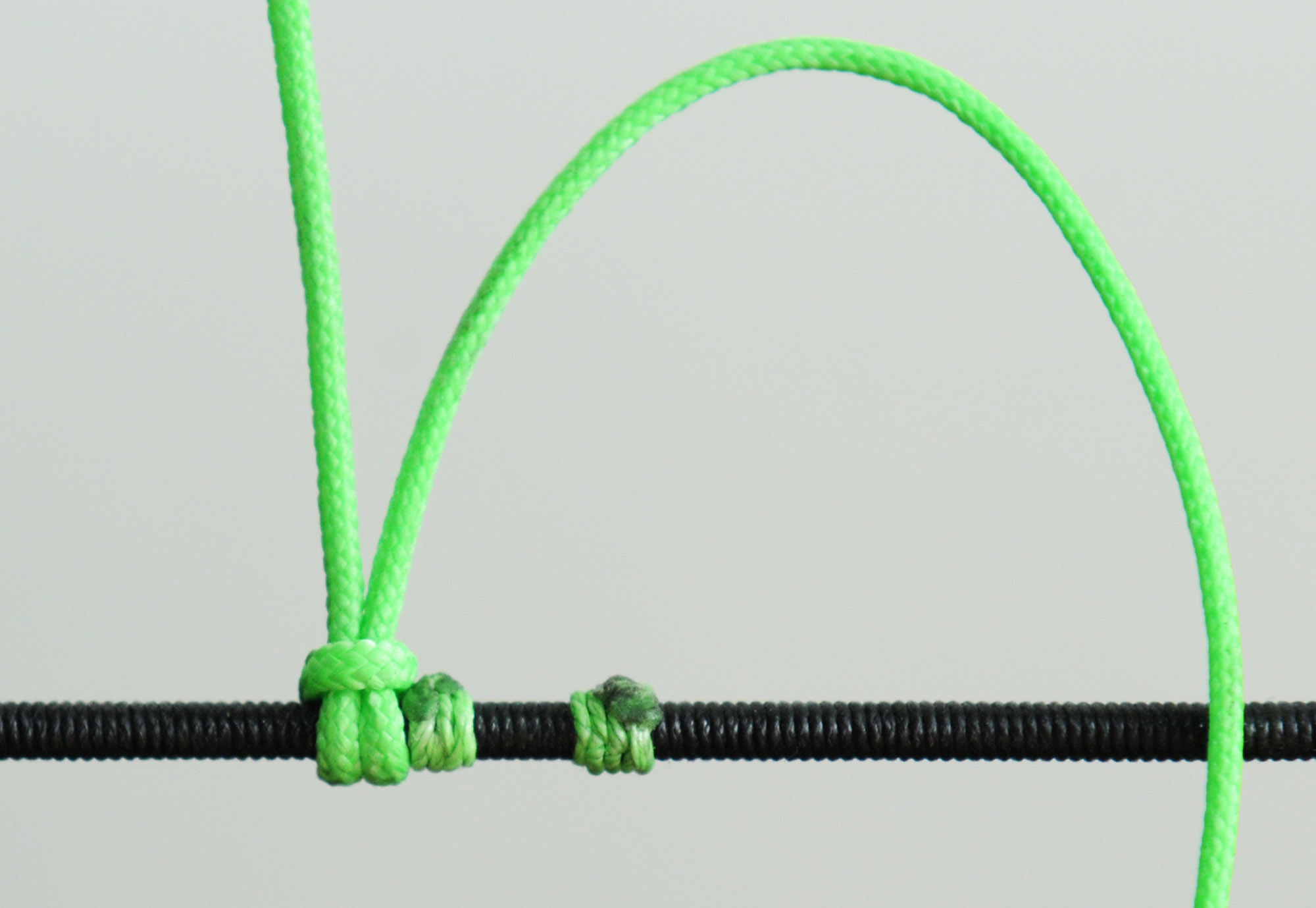 Corde de tir à l'arc D Loop, 20 m/65,6 pieds de fil d'encochage à  libération sûre pour arc à poulies, corde de boucle d'encoche de libération  de corde